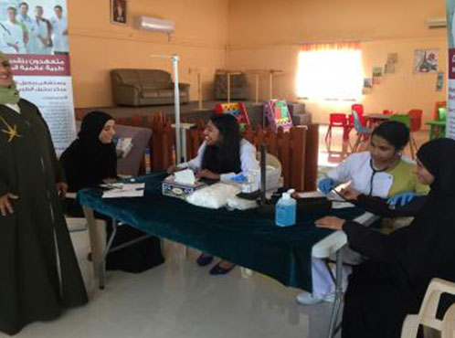 Burjeel Medical Centre, Azaiba - Oman conducts medical camp at Bawshar School