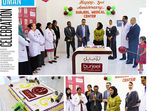 Burjeel Medical Centre – Oman is in major news regarding the 3rd Anniversary
