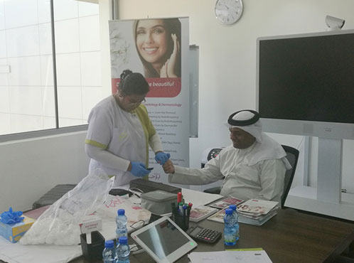 Burjeel Medical Centre – Oman partnered with Oman Tank Terminal Company for a medical camp.