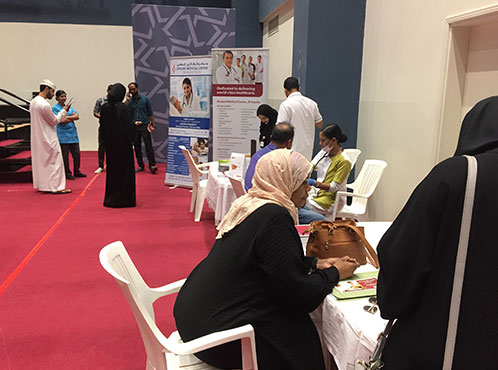 Burjeel Medical Centre, Azaiba conducts medical camp at Middle East College