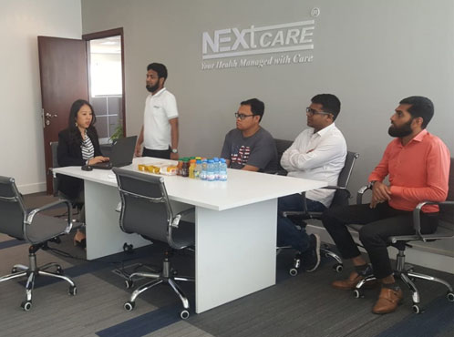 Burjeel Medical Centre, Azaiba conducts medical camp at Nextcare Insurance Company