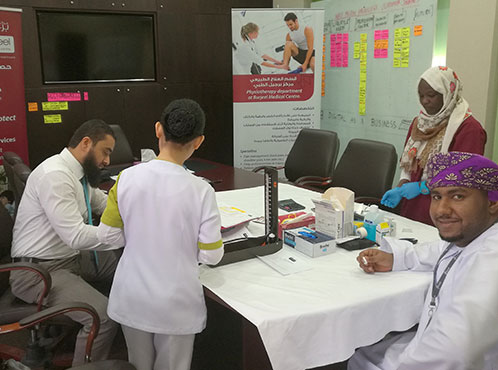 Burjeel Medical Centre - Oman partnered with Muzn Islamic Banking for a health screening campaign